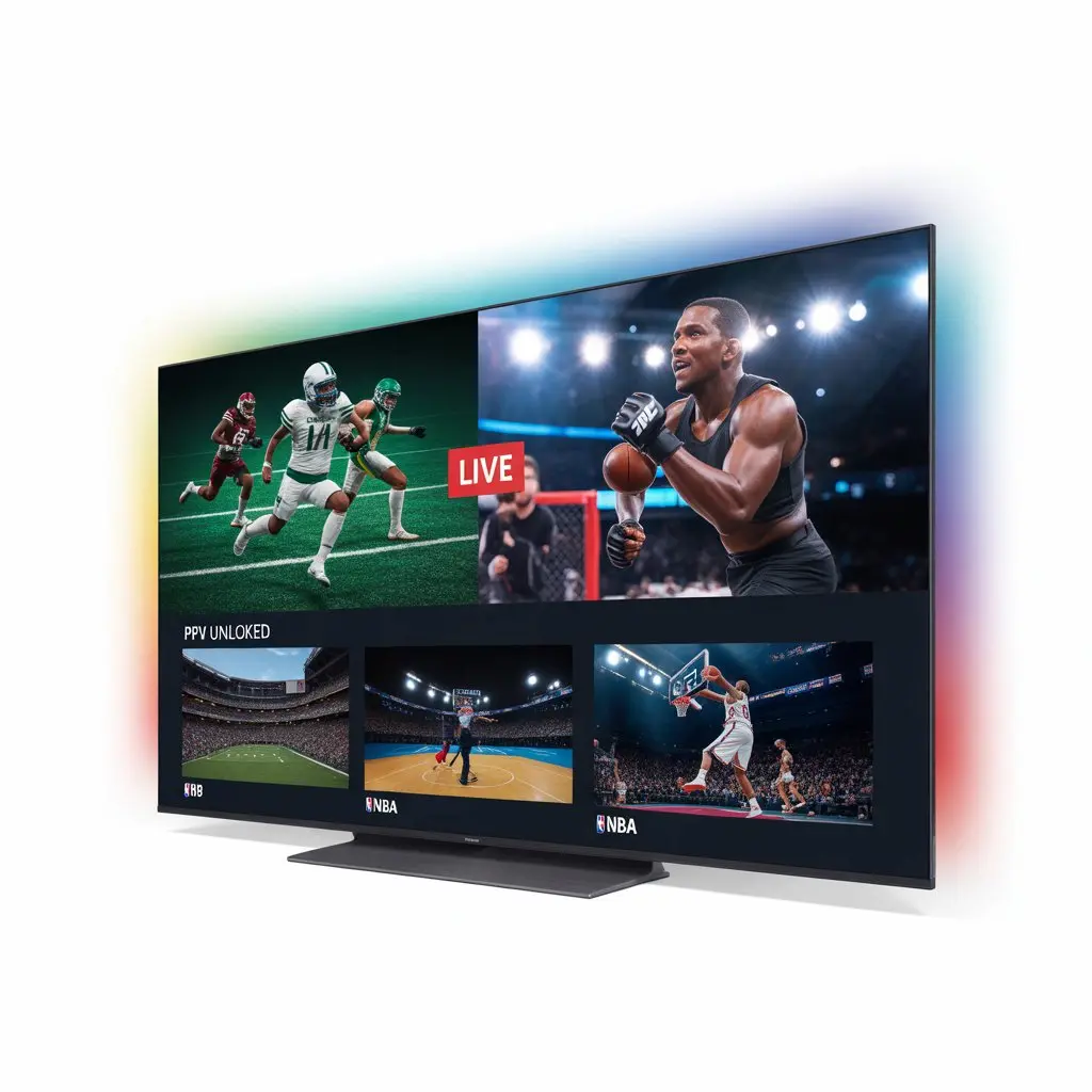 IPTV Fire Stick live sports streaming — NFL NBA UFC Premier League 4K